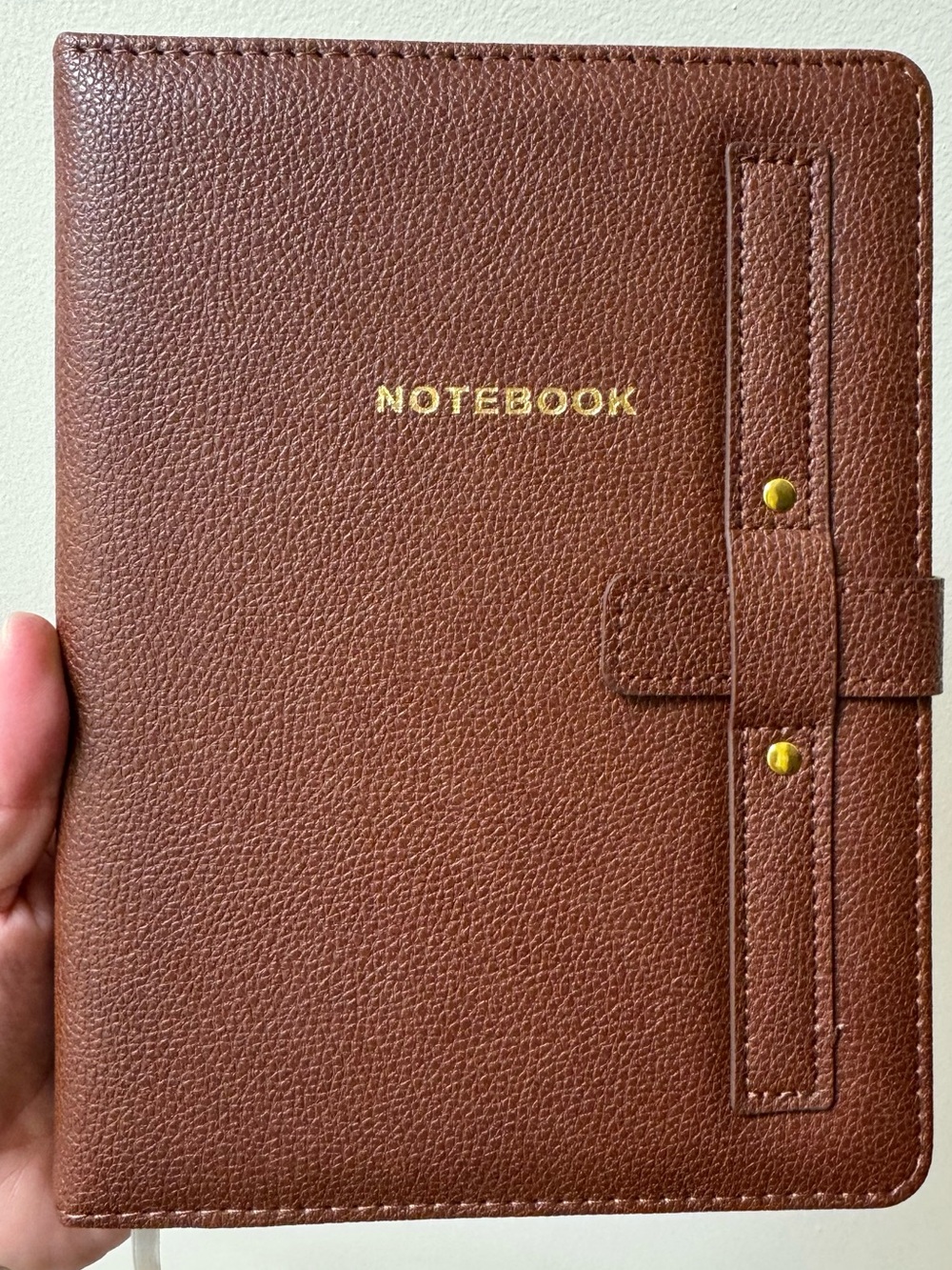 New Vintage PU Leather Office Notebook